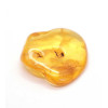 Pulēts gaiša medus krāsas dabīgais Baltijas dzintars (3.9 g)