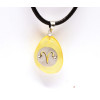 Dzintara Kulons Amulets ar Zīmi "Auns"