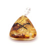 Pulēta dzintara kulons amulets ar Jumi