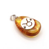 Dzintara Kulons Amulets ar Zīmi "Vērsis"